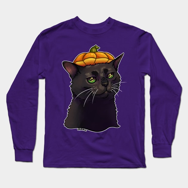 Zoned Out Of Your Gourd Long Sleeve T-Shirt by Jan Grackle